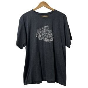Mountain Hardwear Mens Volkswagen Bus Kombi Graphic‎ Cotton T Shirt Size XL Gray